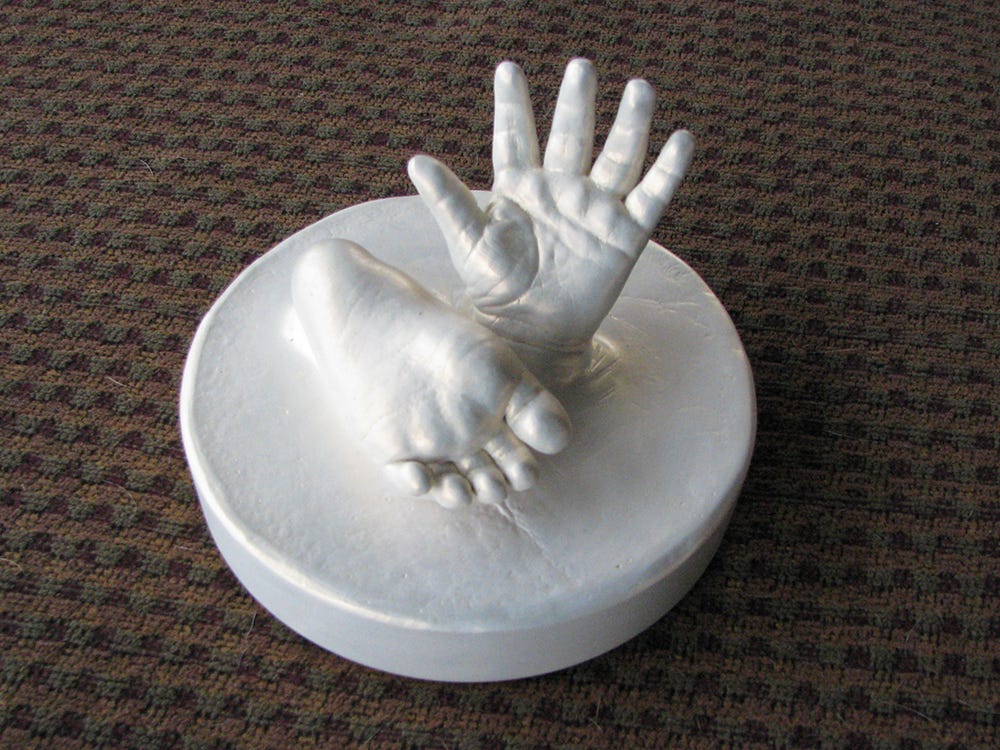 Baby/Child Hand Casting Kit Available in the US and Canada